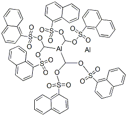 dialuminiumtris[methylenebisnaphthalenesulphonate] Structure
