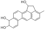 1,9,10-Trihydroxy-9,10-dihydro-3-methylcholanthrene 结构式