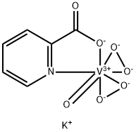 Potassium Bisperoxo(pyridine-2-carboxylato)oxovanadate 结构式