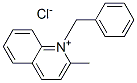 1-(benzyl)-2-methylquinolinium chloride Structure