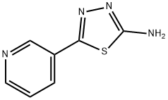 5-吡啶基-2-氨基-1,3,4-噻二唑 结构式