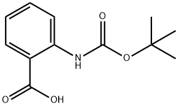 2-(N-叔丁氧羰基氨基)苯甲酸, 68790-38-5, 结构式