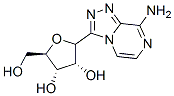 8-amino-3-D-ribofuranosyl-1,2,4-triazolo(4,3-a)pyrazine 结构式