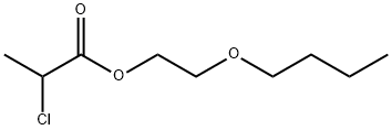 2-butoxyethyl 2-chloropropionate 结构式