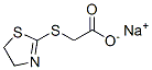 [[(4,5-Dihydrothiazol)-2-yl]thio]acetic acid sodium salt 结构式