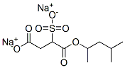 disodium 1-(1,3-dimethylbutyl) 2-sulphonatosuccinate 结构式