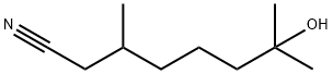 7-hydroxy-3,7-dimethyloctanenitrile 结构式