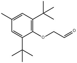 [2,6-bis(1,1-dimethylethyl)-4-methylphenoxy]acetaldehyde Structure