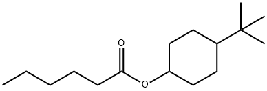 4-(isobutyl)cyclohexyl hexanoate 结构式