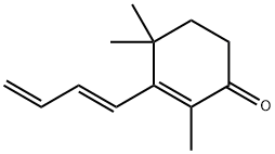 2,4,4-Trimethyl-3-[(1E)-1,3-butadienyl]2-cyclohexene-1-one 结构式