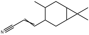 3-(4,7,7-trimethylbicyclo[4.1.0]hept-3-yl)acrylonitrile|