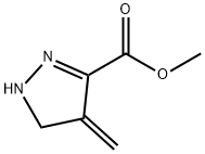 1H-Pyrazole-3-carboxylicacid,4,5-dihydro-4-methylene-,methylester(9CI) 结构式