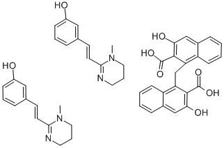 酚嘧啶 扑蛲灵, 68813-55-8, 结构式