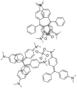 Methanaminium, N-[4-[[4-(dimethylamino) phenyl] phenylmethylene]-2,5-cyclohexadien-1-ylidene]-N-methyl-, molybdatephosphate|N-[4-[[4(二甲氨基)苯基]苯亚甲基]-2,5-环己二烯-1-亚基]-N-甲铵