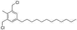 2,6-bis(chloromethyl)-4-dodecyltoluene Structure
