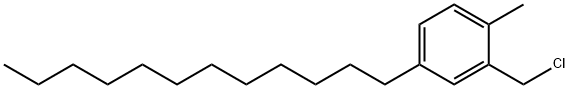 2-(chloromethyl)-4-dodecyltoluene 结构式