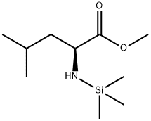 Methyl 4-methyl-2-[(trimethylsilyl)amino]pentanoate 结构式