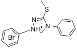 3-(methylthio)-1,4-diphenyl-1H-1,2,4-triazolium bromide 结构式