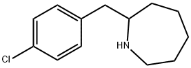 2-[(4-CHLOROPHENYL)METHYL]HEXAHYDRO-1H-AZEPINE 结构式