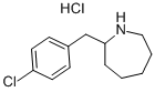 1H-AZEPINE, 2-[(4-CHLOROPHENYL)METHYL]HEXAHYDRO-, HYDROCHLORIDE 结构式