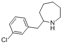 HEXAHYDRO-2-[(3-CHLOROPHENYL)METHYL]-1H-AZEPINE 结构式