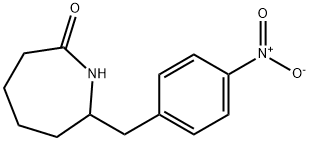 hexahydro-7-[(4-nitrophenyl)methyl]-2H-azepin-2-one 结构式