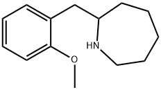 2-[(2-甲氧基苯基)甲基]氮杂环庚烷 结构式
