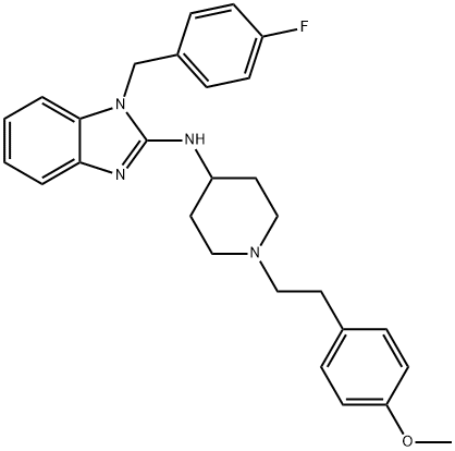 阿司咪唑, 68844-77-9, 结构式
