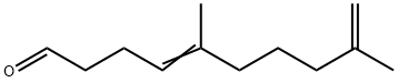 5,9-dimethyl-4,9-decadienal 结构式