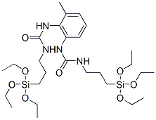N,N''-(methylphenylene)bis[N'-[3-(triethoxysilyl)propyl]urea] 结构式