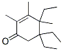 triethyltrimethylcyclohex-2-en-1-one Structure
