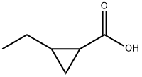 2-乙基环丙烷-1-羧酸, 68850-10-2, 结构式