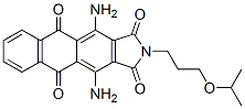 4,11-diamine-2-[3-(1-methylethoxy)propyl]-1H-naphth[2,3-f]isoindole-1,3,5,10(2H)-tetrone Structure