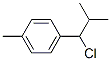 4-(1-chloro-2-methylpropyl)toluene 结构式