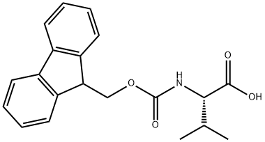 Fmoc-L-缬氨酸, 68858-20-8, 结构式