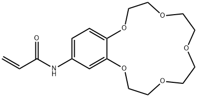 4-丙烯酰胺苯并-15-冠-5, 68865-30-5, 结构式