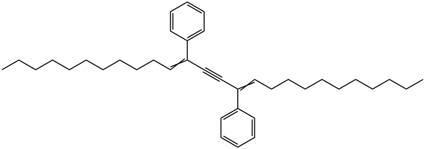 1,1'-(1,4-Diundecylidene-2-butyne-1,4-diyl)bisbenzene Structure