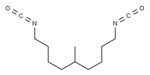 5-methylnonamethylene diisocyanate Structure