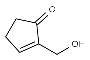 2-Hydroxymethyl-2-cyclopentenone Structure
