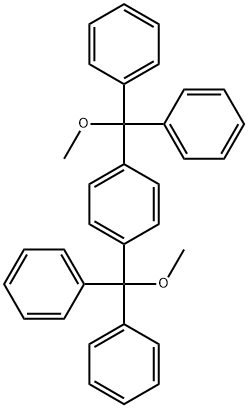 A,A'-DIMETHOXY-A,A,A',A'-TETRAPHENYL-P-XYLENE Structure