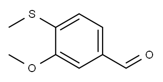 3-甲氧基-4-甲磺酰基苯甲醛, 68885-46-1, 结构式