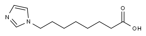8-(1H-咪唑-1-基)辛酸, 68887-68-3, 结构式