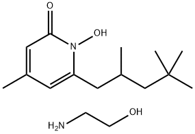 吡啶酮乙醇胺盐, 68890-66-4, 结构式