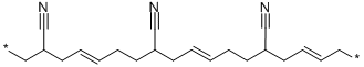 丁腈橡胶(170型), 68891-50-9, 结构式
