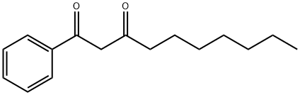 1-苯基癸-1,3-二酮 结构式