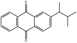 2-(1,2-dimethylpropyl)anthraquinone 结构式