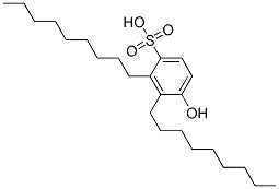 hydroxydinonylbenzenesulphonic acid 结构式