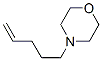 Morpholine,  4-(4-pentenyl)-  (9CI) 结构式