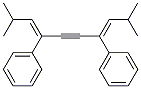 1,1'-[1,4-Bis(2-methylpropylidene)-2-butyne-1,4-diyl]bisbenzene Structure