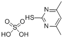 4,6-dimethyl-2-thioxo-(1H)-pyrimidinediylium sulphate|